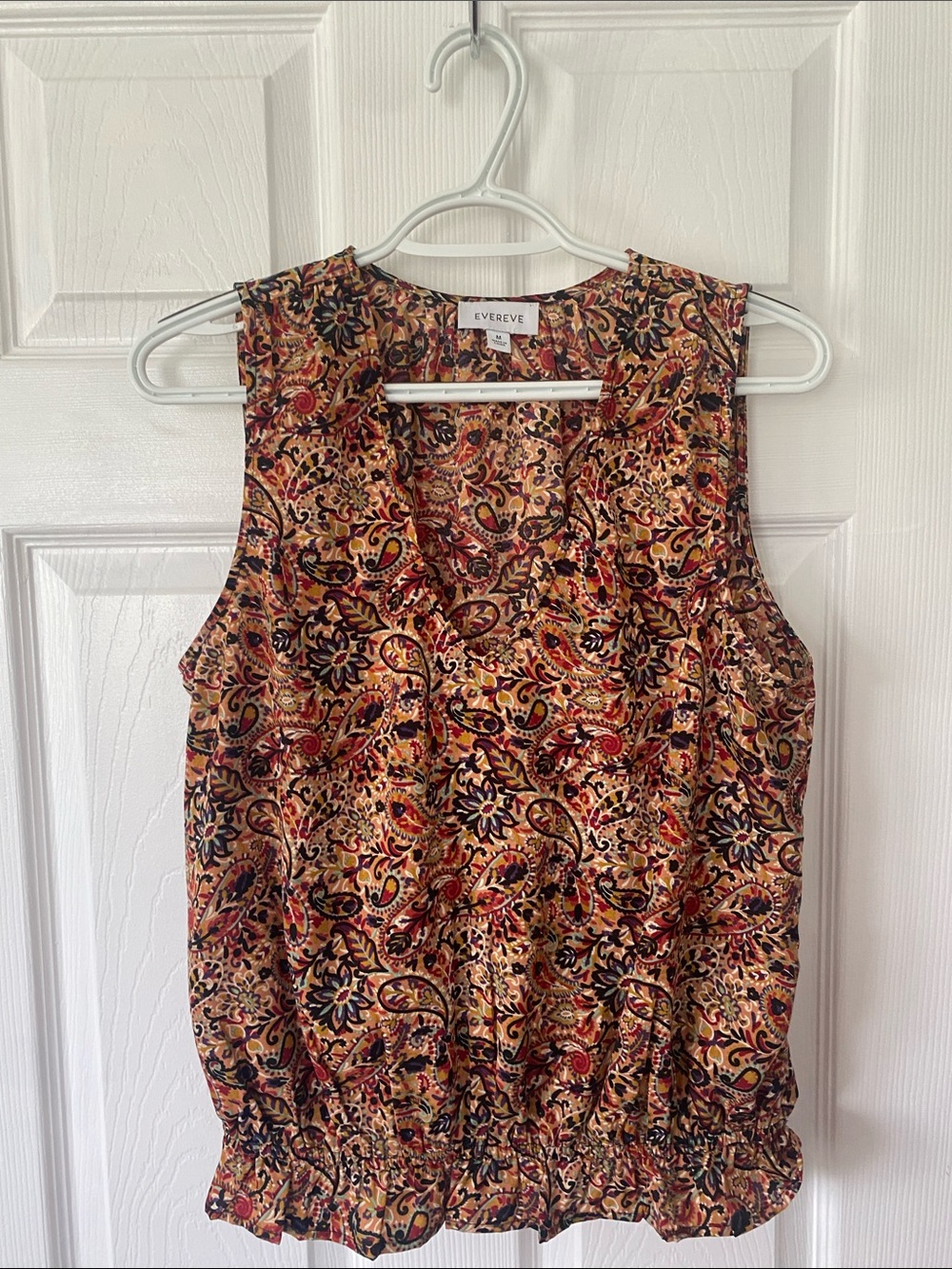 Evereve Floral Paisley Sleeveless Top - Multi